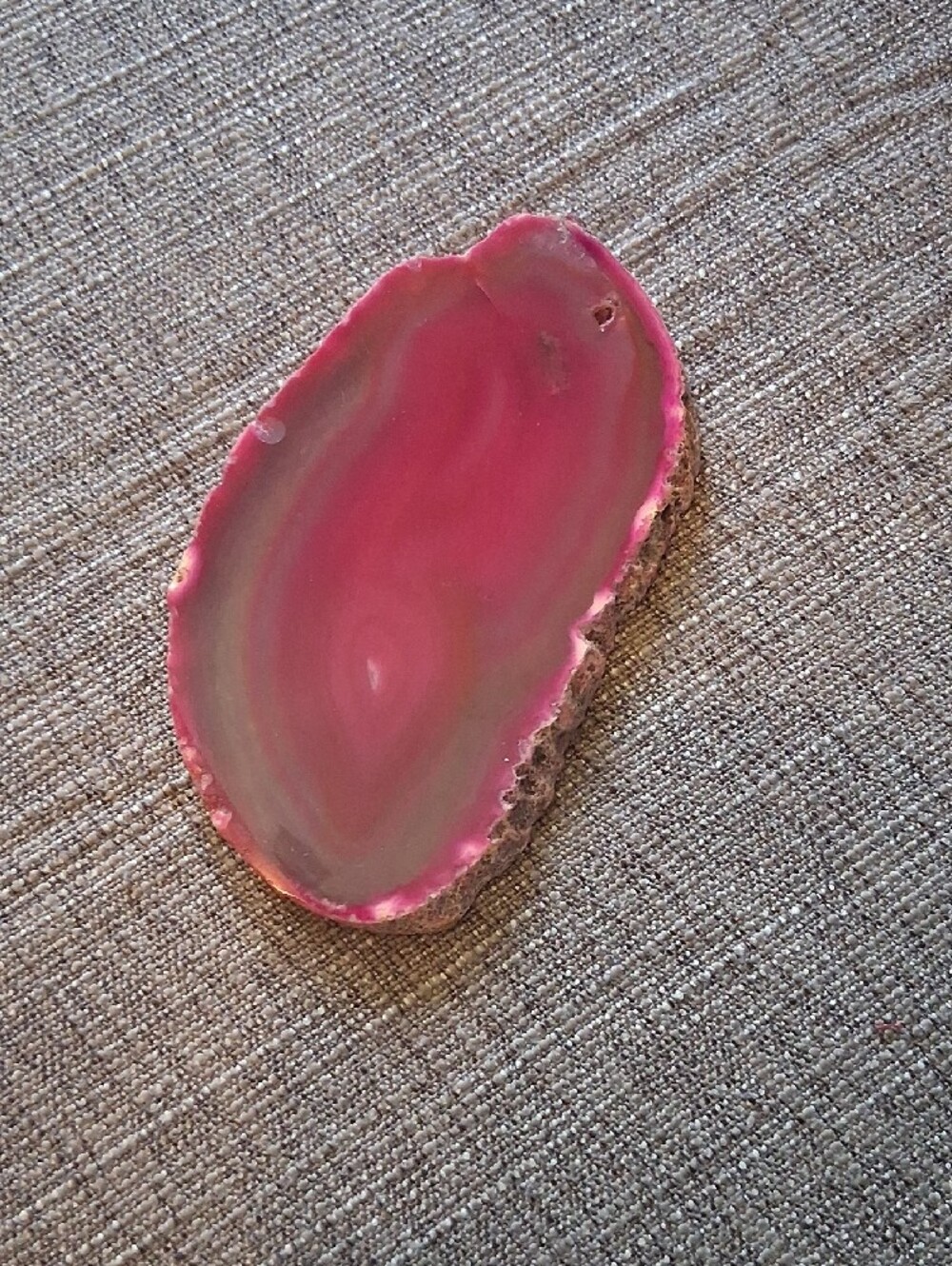 Pink Agate Slab/Slice - Picture 4 of 5